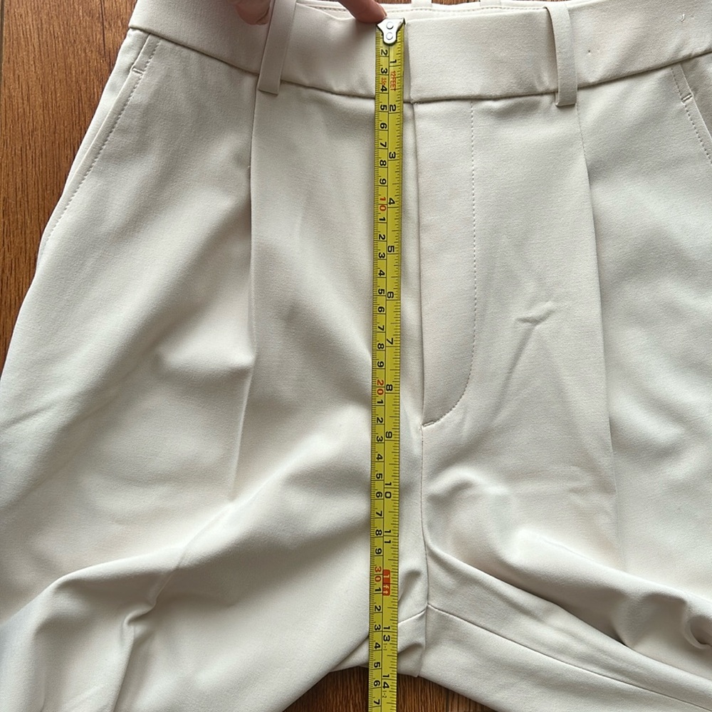 Uniqlo Pleated Wide Pants Ivory in XS EUC - Picture 6 of 7